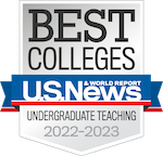 22-23 US News badge - Best Undergraduate Teaching 
