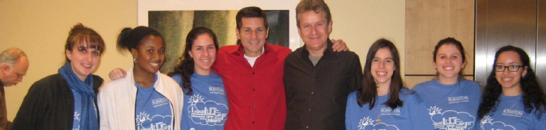 Students with Dean and Scott