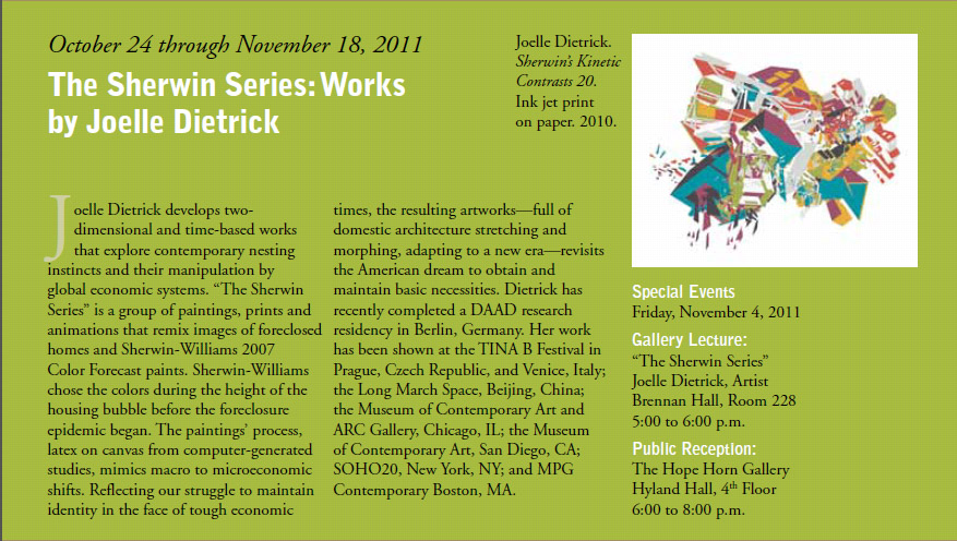 NEPA Regional Art 2010. October 23 through November 21, 2010.