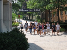 Orientation sessions for The University of Scranton’s Class of 2014 continue on campus through July 16.