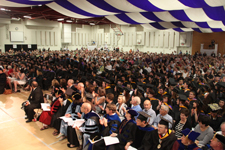 The University of Scranton conferred a record number of master’s and doctorate of physical therapy degrees at its post-baccalaureate commencement on May 26 in the Byron Recreation Complex.
