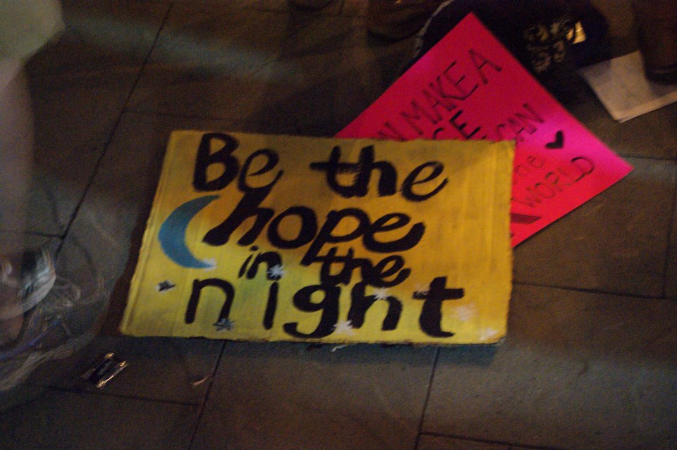 sign: be the hope in the night