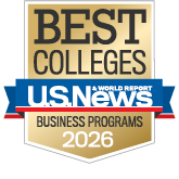 2026 US News badge for Best Business Programs