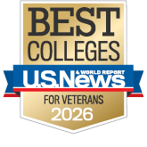 2026 US News badge for Best Colleges for Veterans