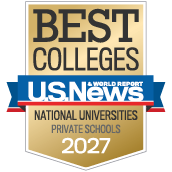 2027 Best Colleges - Private Schools badge from US News &amp; World Report