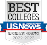 2022-23 US News badge - Best Nursing Programs (BSN)