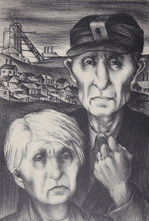 Miner and Wife by Riva Helfond