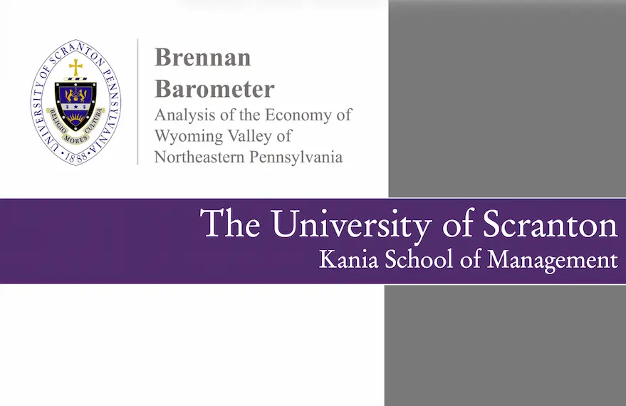 Cover of Brennan Barometer report with seal and text