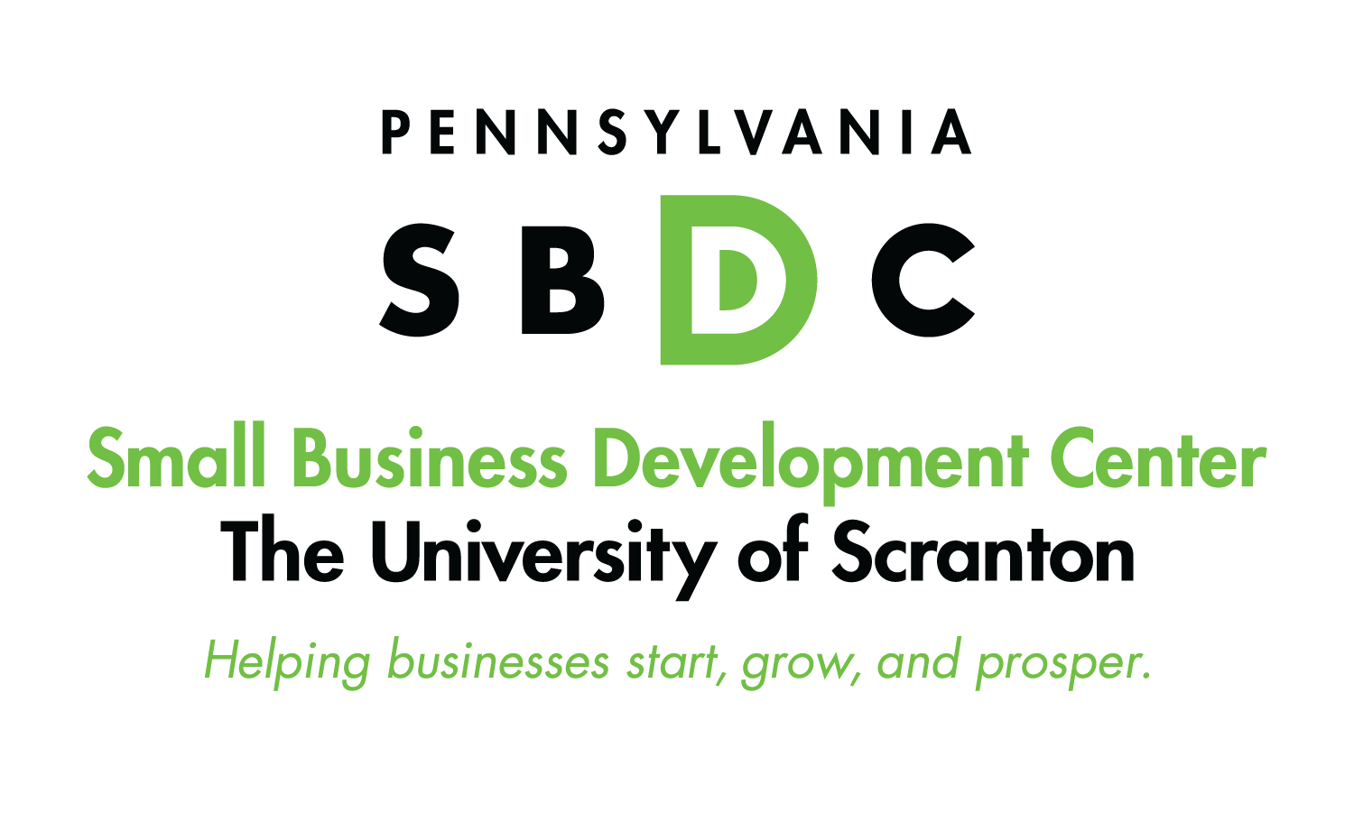 The University of Scranton SBDC Logo
