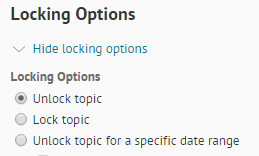 Edit locking options