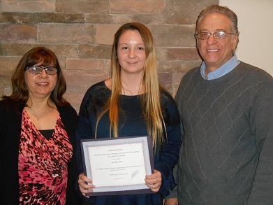 Article Image - Inaugural Maria Gervasio Award is Presented to Occupational Therapy Student