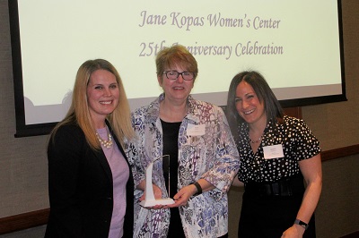 Article Image - Barber Honored for Work with Jane Kopas Women’s Center