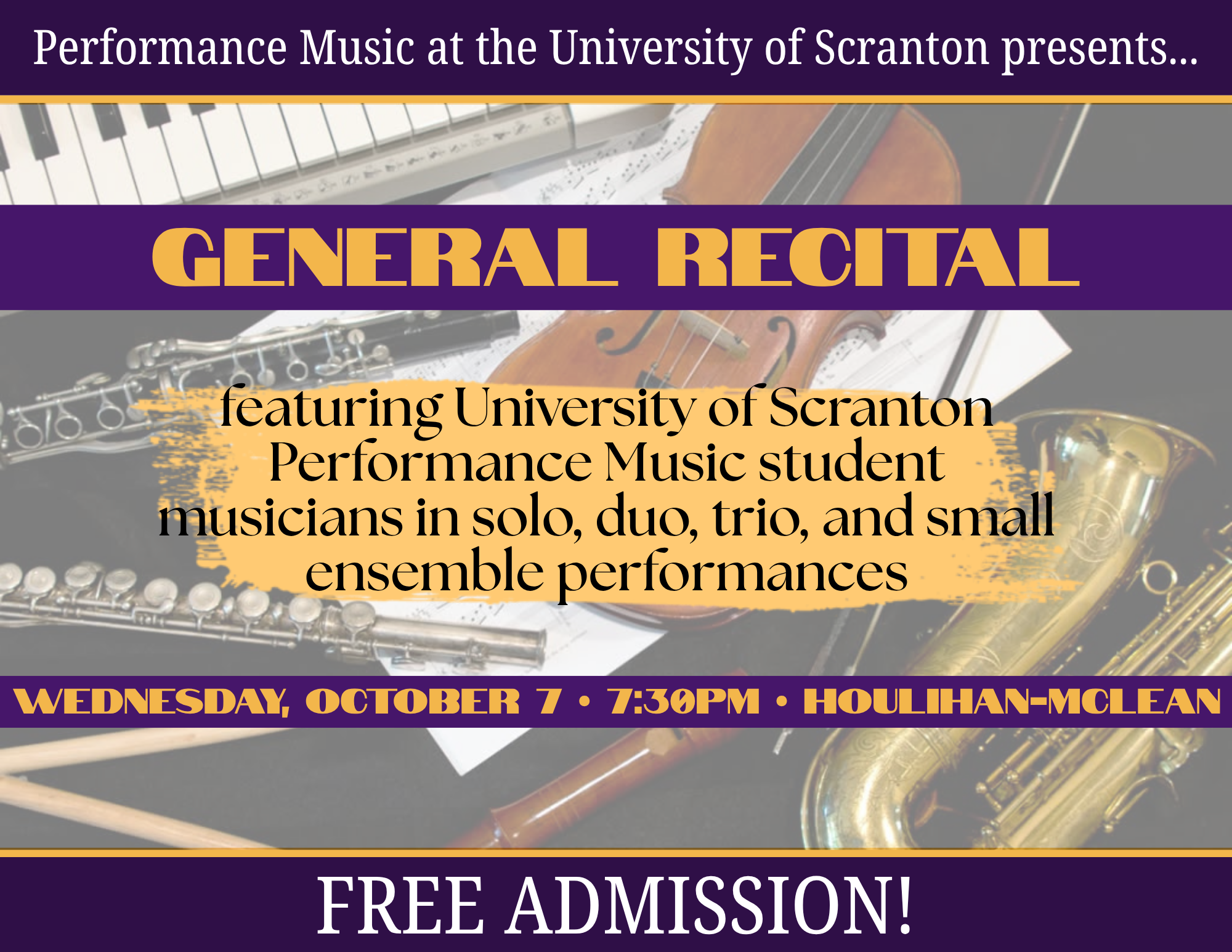 General Recital fall26