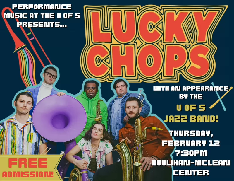 Lucky Chops with the University Jazz Band
