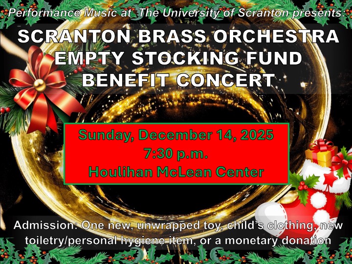 Empty Stocking Fund Concert with Scranton Brass Orchestra 12/14/2025