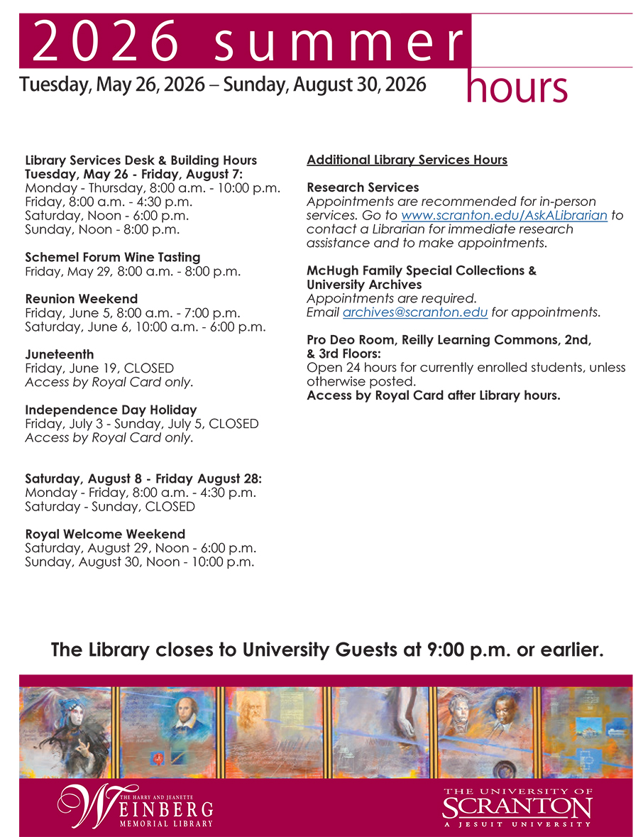 2026 Summer Hours