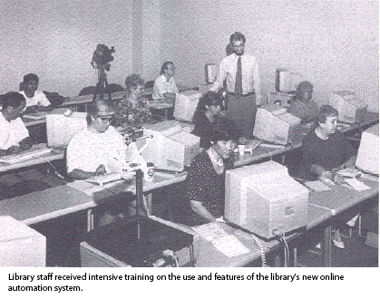 Staff Training on the New Online System