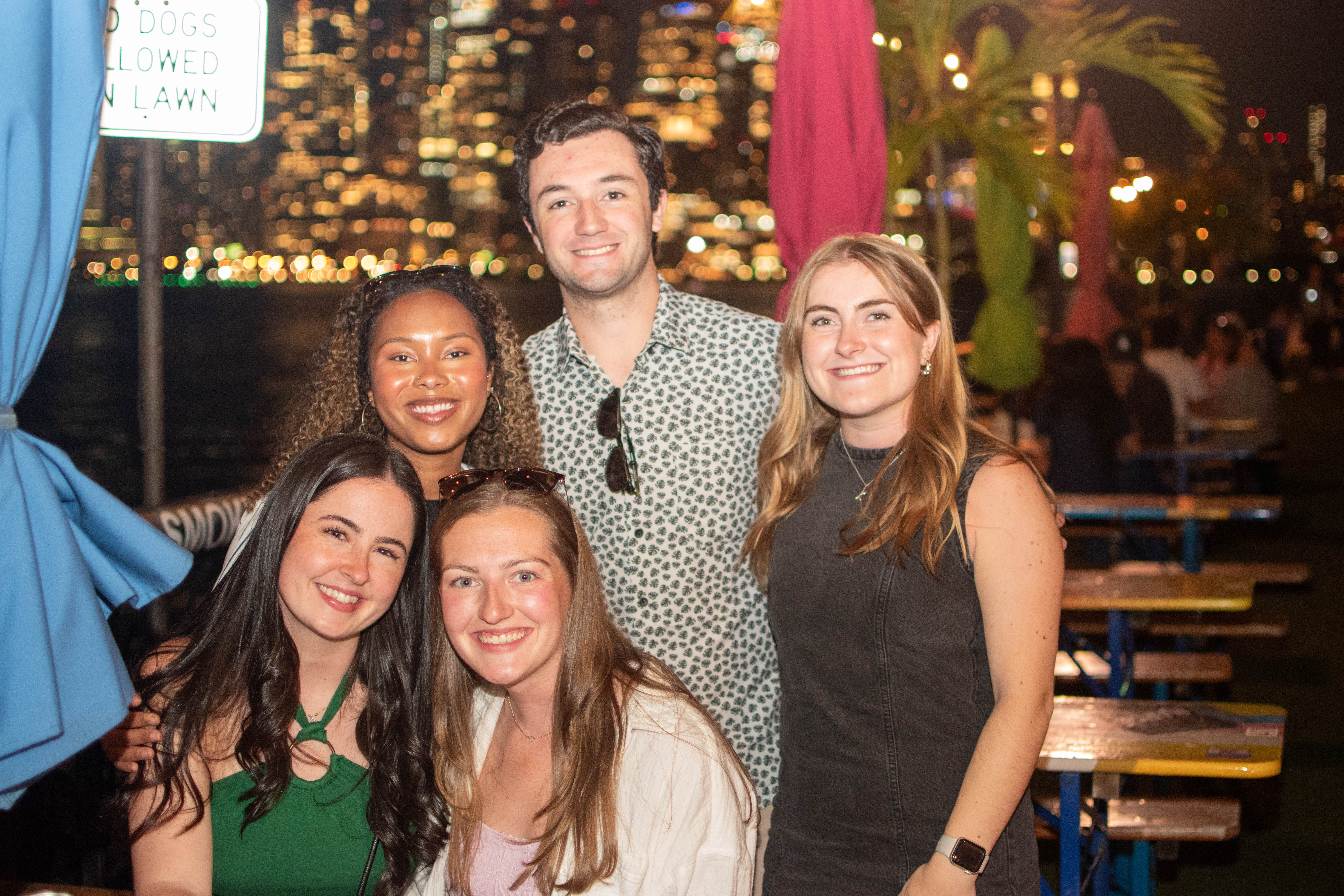 Alumni at Pier 13 in Hoboken, New Jersey.