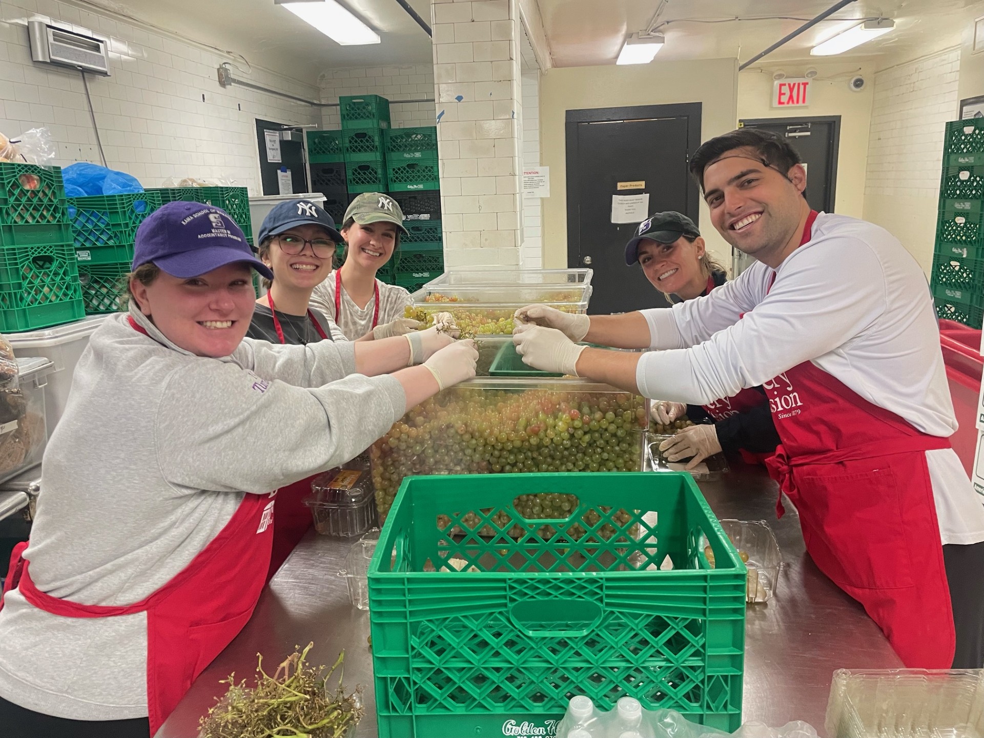 Royals volunteer during the 2024 Day of Service.
