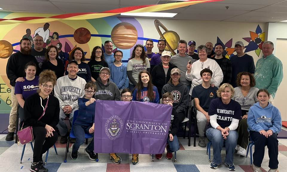 Group of alumni on day of service