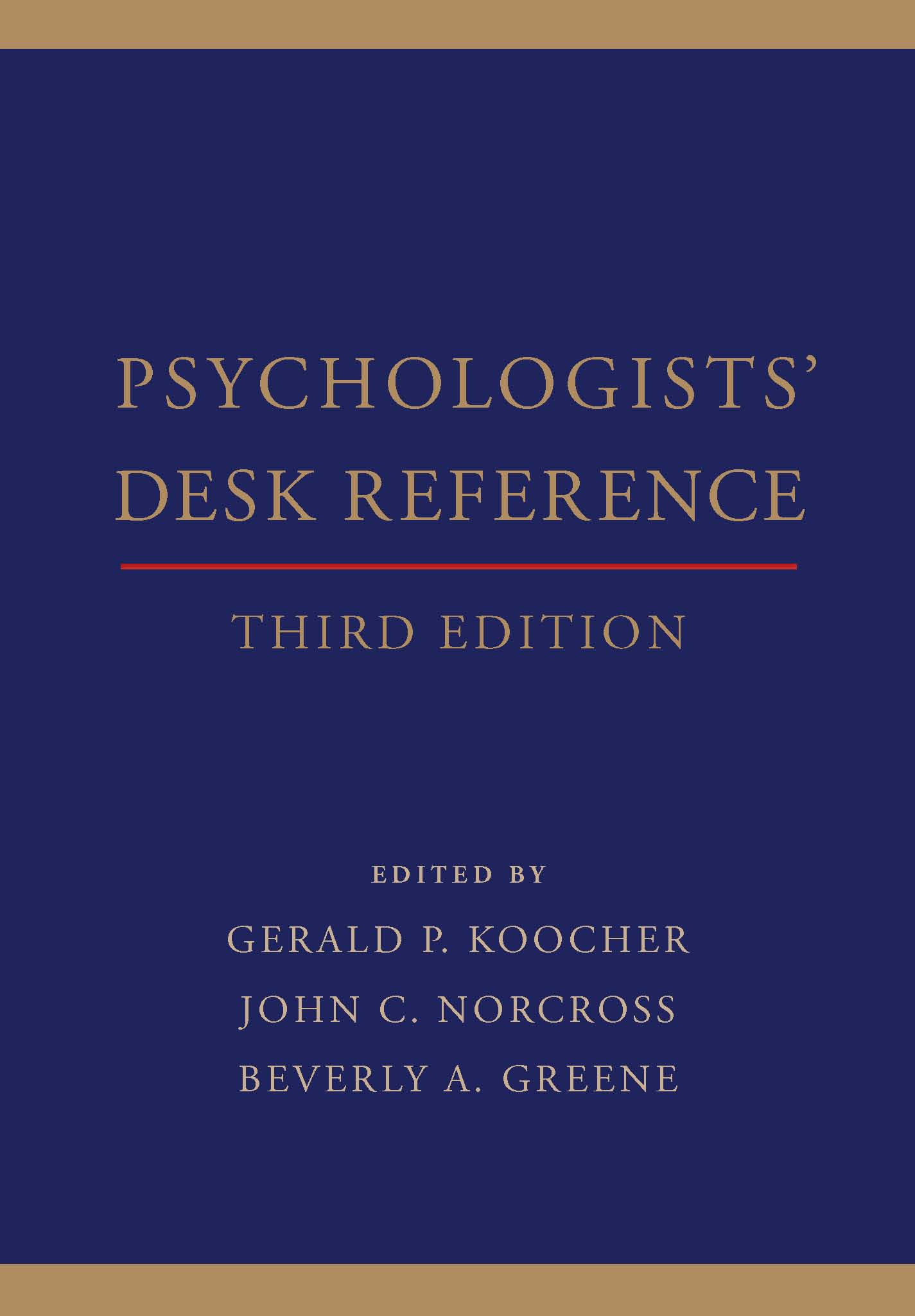 Psychologist's Desk Reference