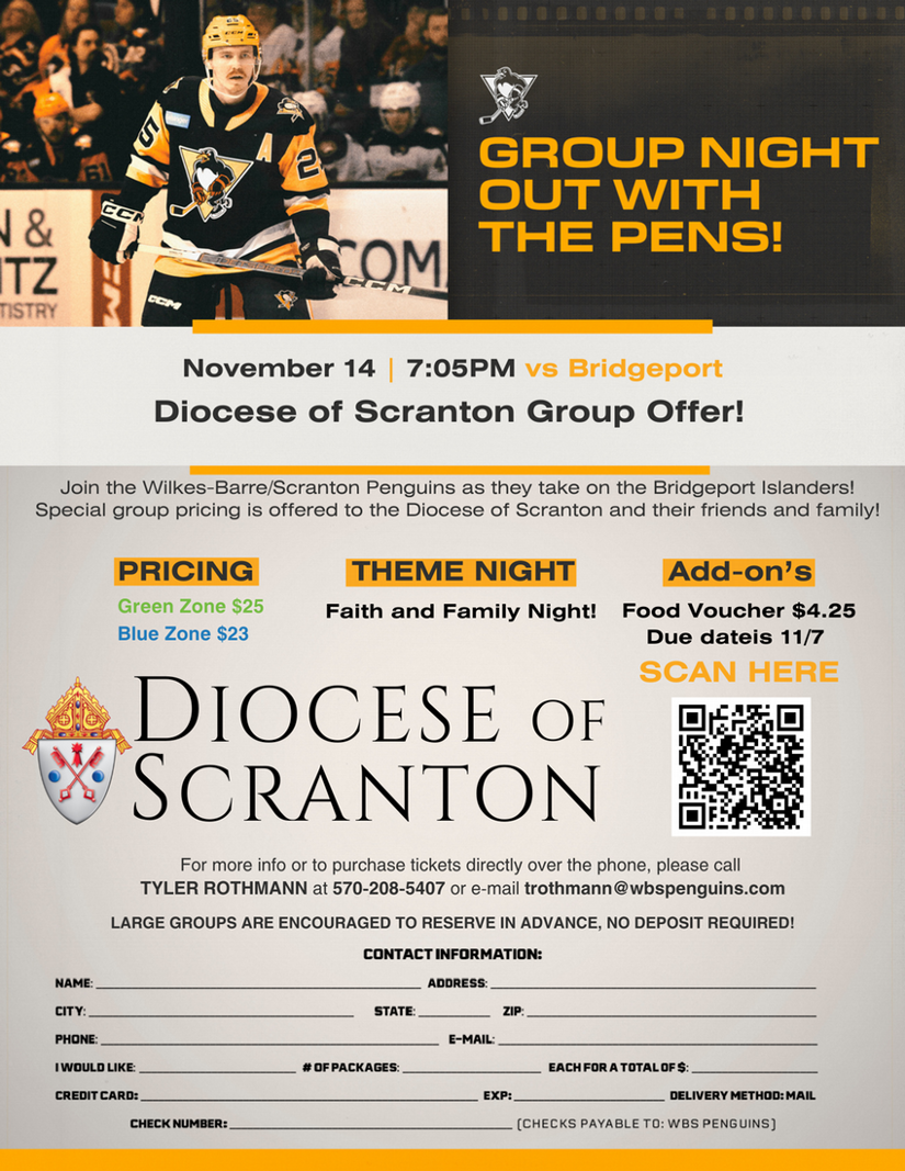 Diocese of Scranton Penguins Game