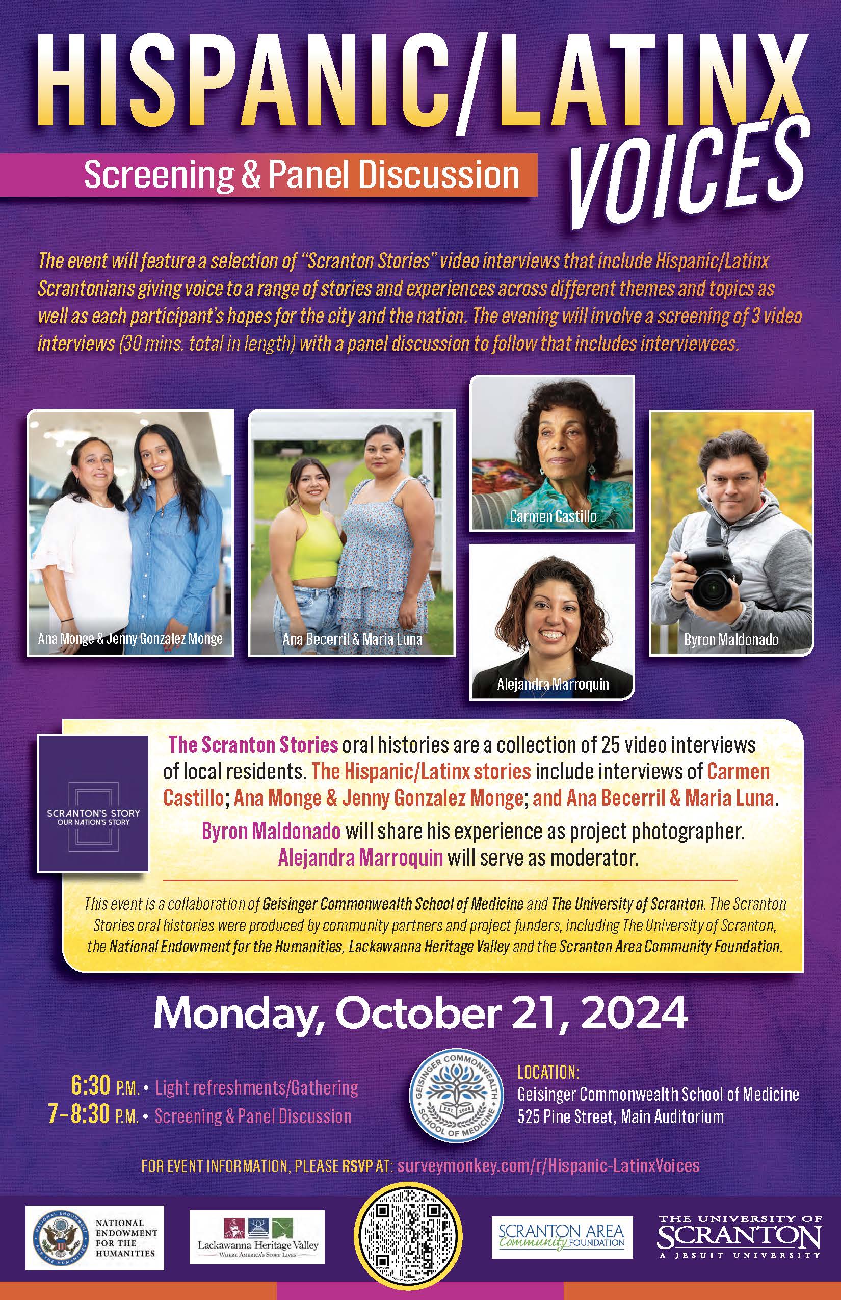 Hispanic - Latinx Voices Poster