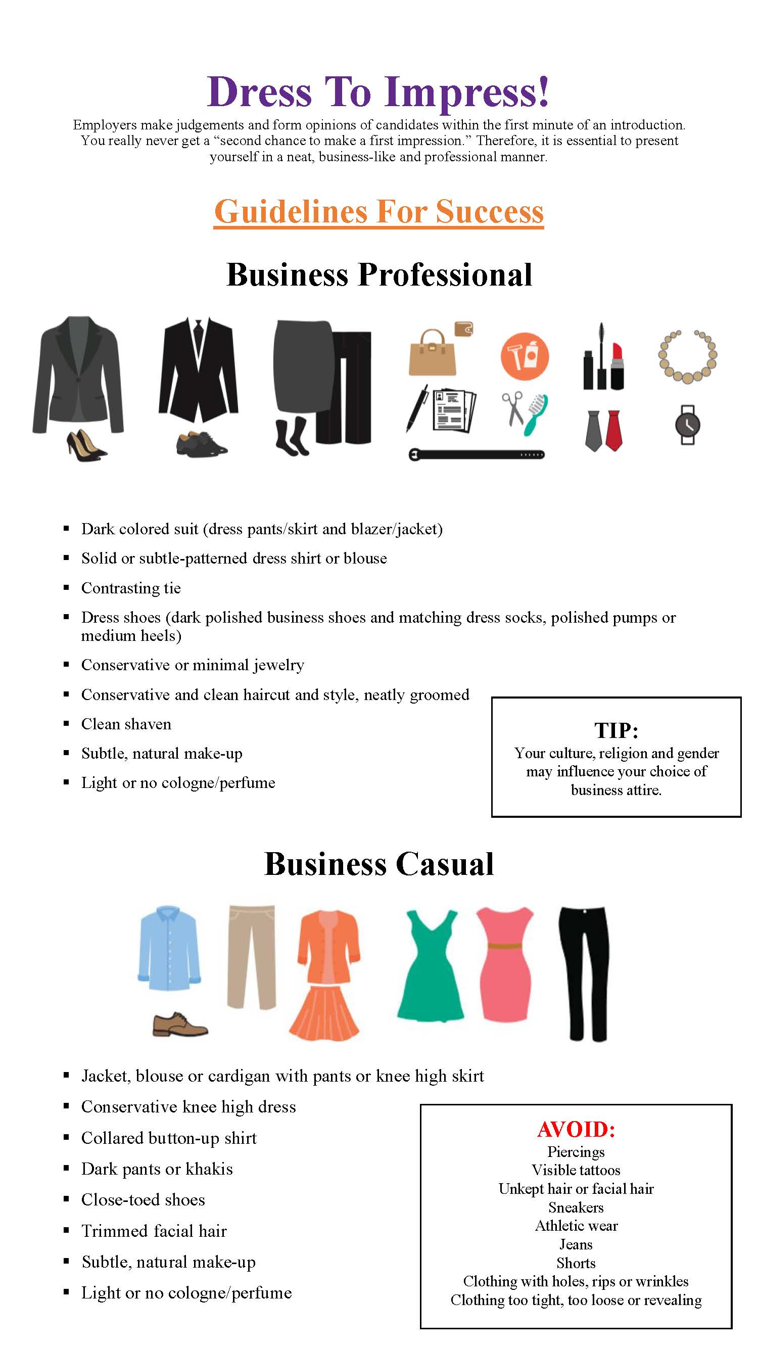 Dress To Impress! | Job Fair | Center for Career Development