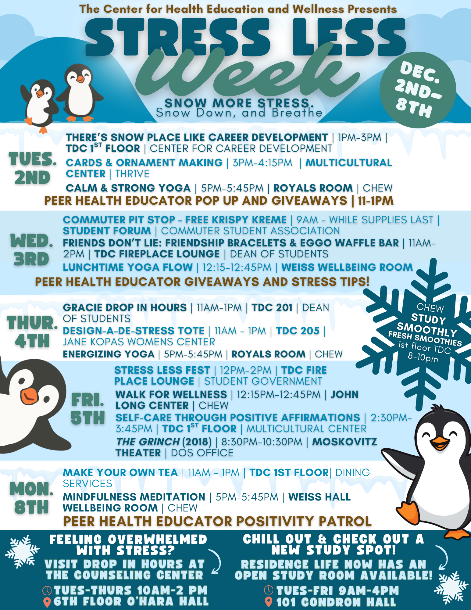 Fall 25 SLW calendar