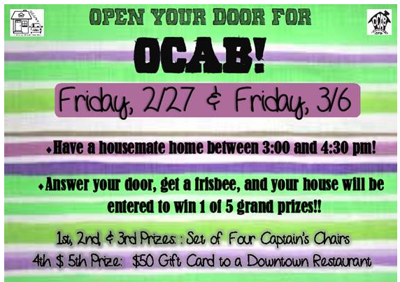 Open your door for OCAB!