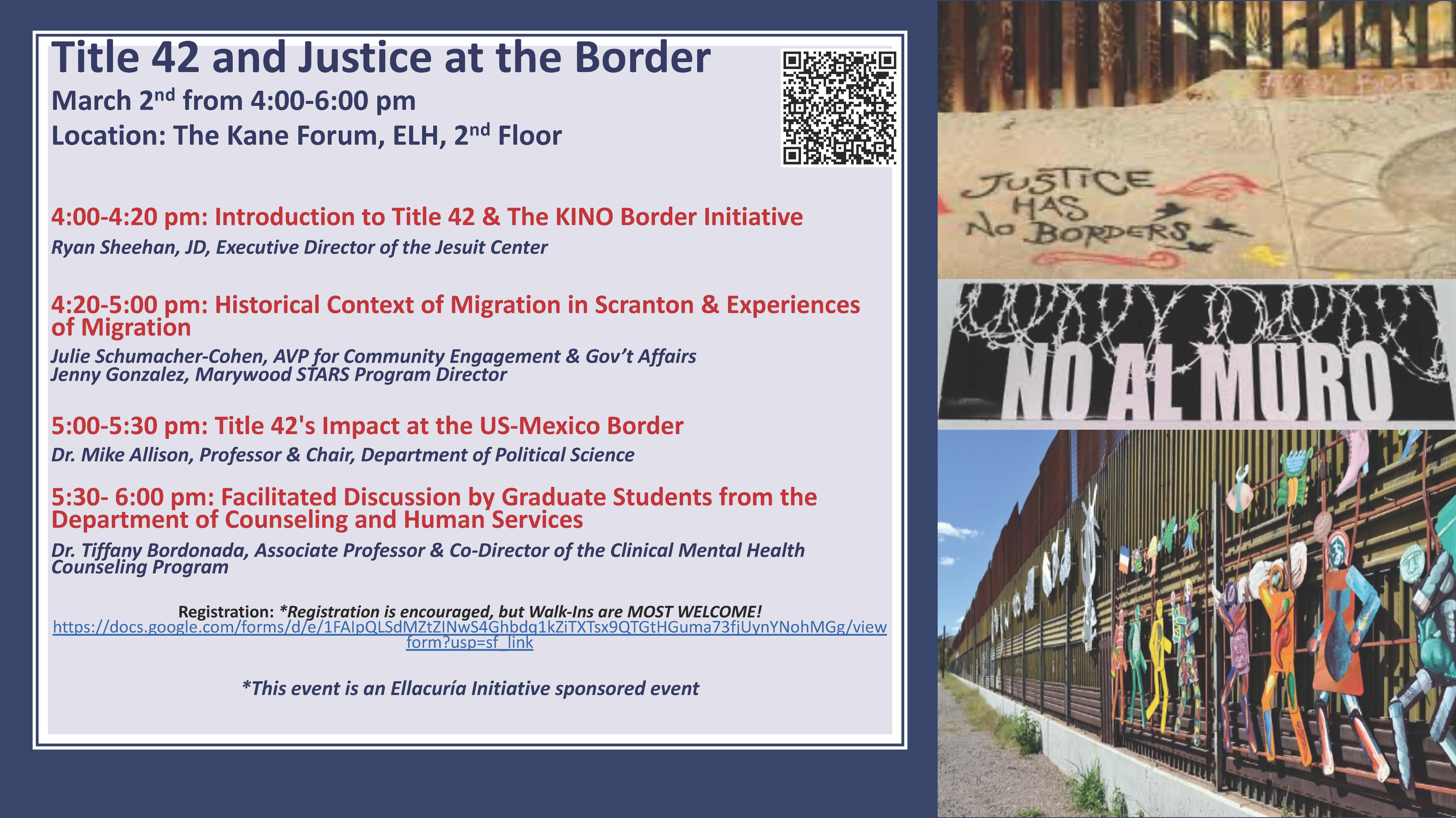 Title 42 Event Poster