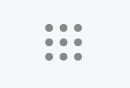 Example of a waffle icon, which is a square consisting of three rows of three dots.